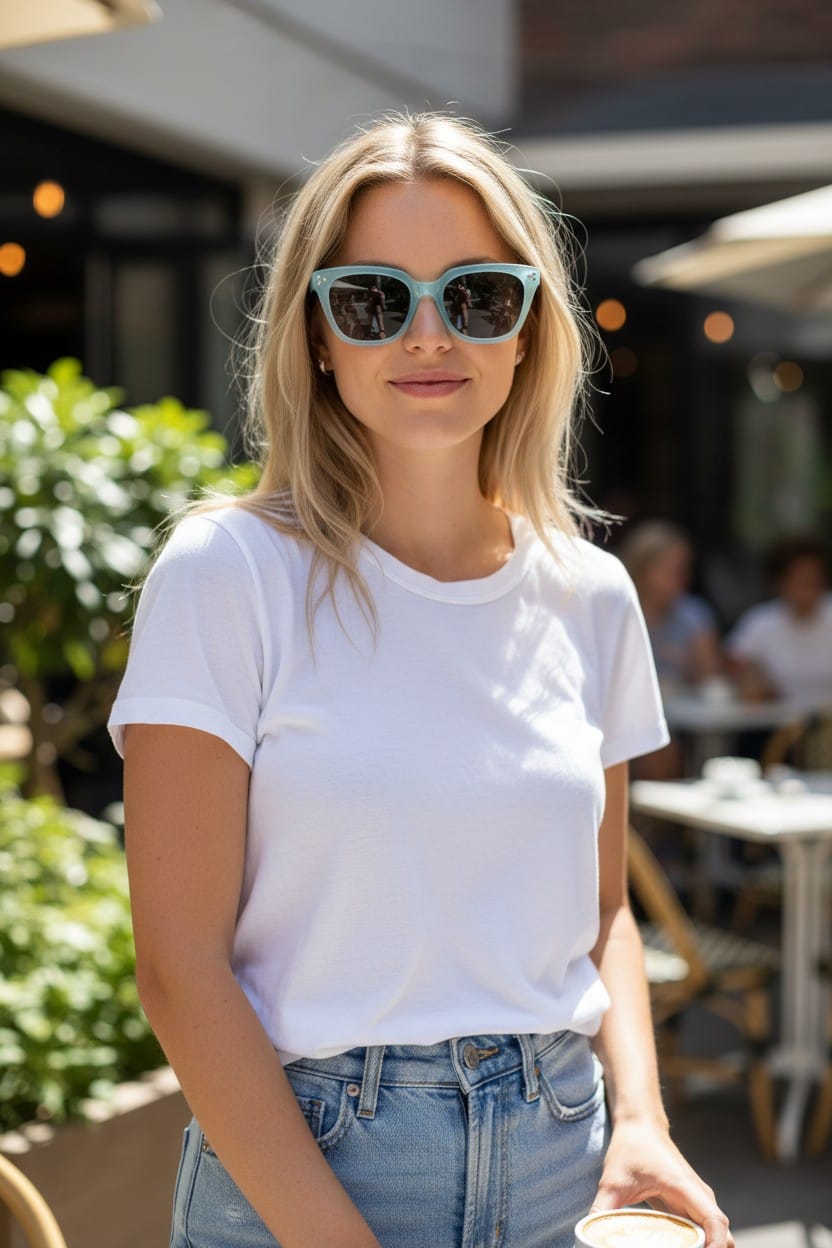 Aqua Sunglasses - Trendy Retro Uv Protection Shades