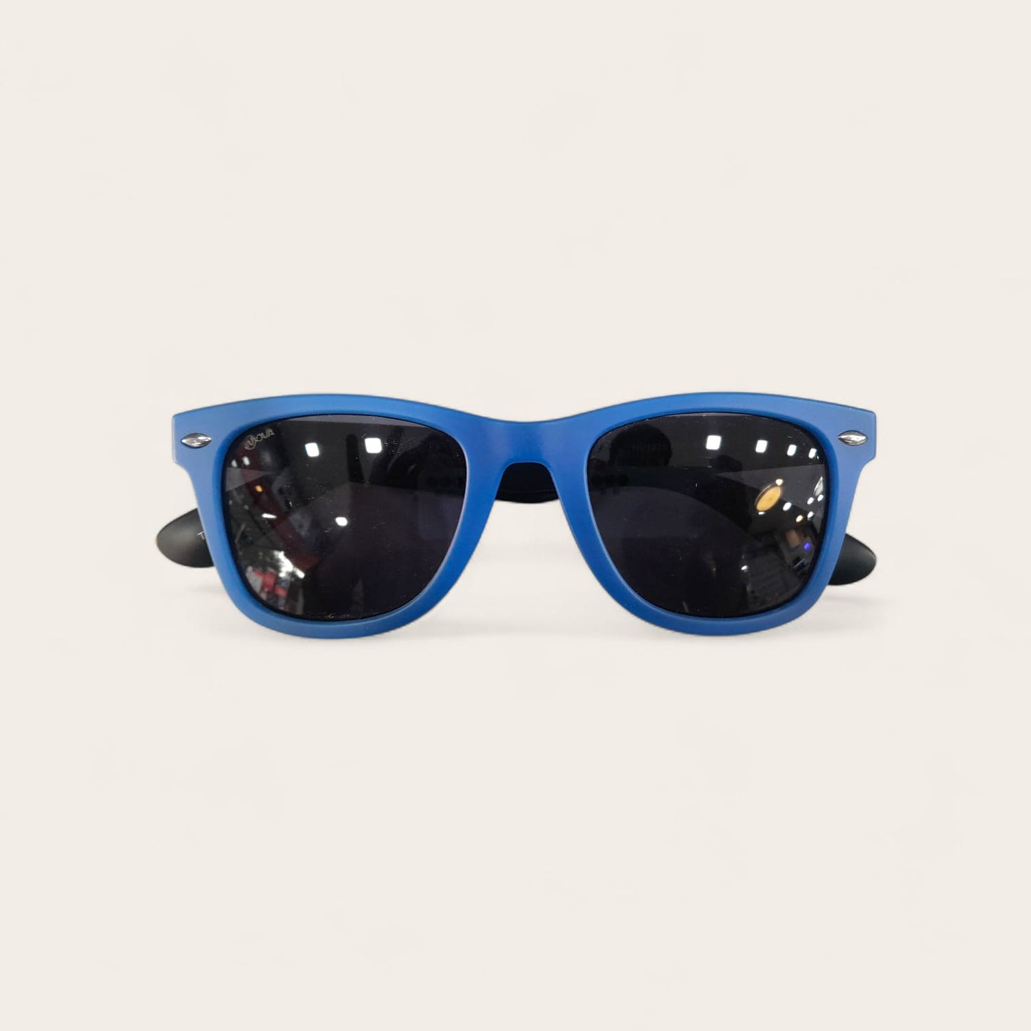 Nova Blue & Black Wayfarer Sunglasses – Premium Eyewear at Bhargava Chashme Wale
